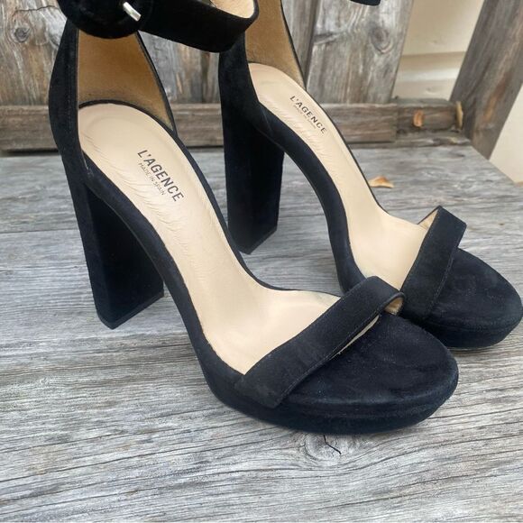 L'AGENCE's Cecile sandals in black size EU35 - Picture 7 of 14